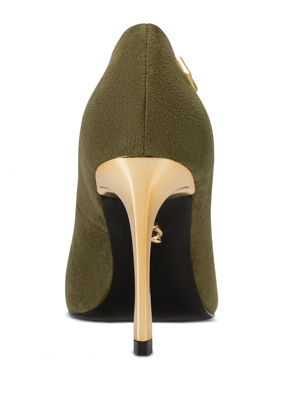 NIB Donna Karan Women's Savita Stiletto Heel High Pumps. Size 8.5. Olive - Picture 3 of 9